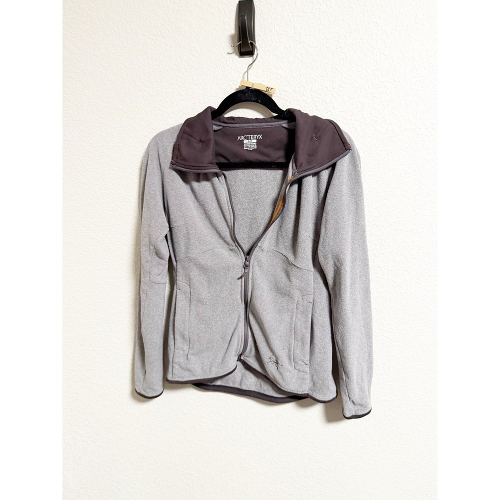 Arc'teryx Caliber Cardigan Full Zip Polartec Fleece Purple Outdoor Active Small